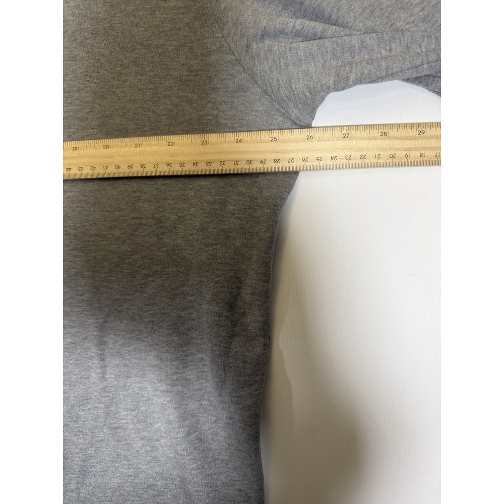Polo Ralph Lauren Polo Shirt Mens Medium Gray Long Sleeve Cotton Blue Pony Logo - Picture 5 of 7